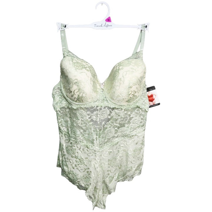Grn Lace Bodysuit C/P 36 French Affair