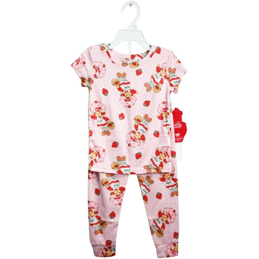 Berry Cute Sz 2T,3T,4T 2pc Pajama Set Sleepwear C/P 6 Strawberry Shortcake