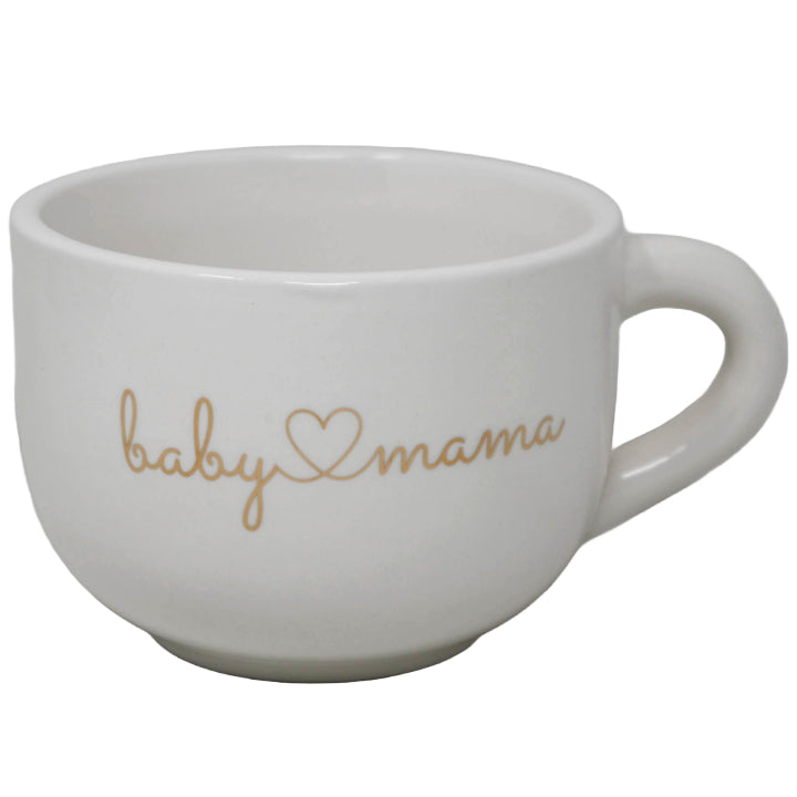 Large Ceramic Cappuccino Mug- Baby Mama C/P 24