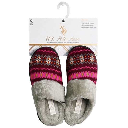 U.S. POLO ASSN. LADIES SLIPPERS SIZE 5-10 C/P 24