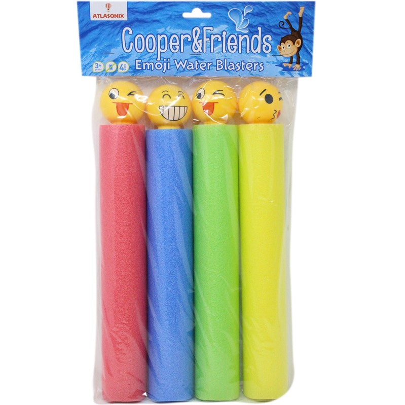 4pk EMOJIS COOPER & FRIENDS WATER BLASTER C/P 18