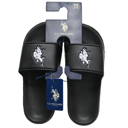 U.S. POLO ASSN. BOYS BLACK SANDALS C/P 24