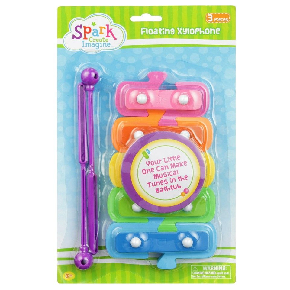 7pc BATH FLOATING XYLOPHONE SPARK CREATE IMAGINE C/P 6