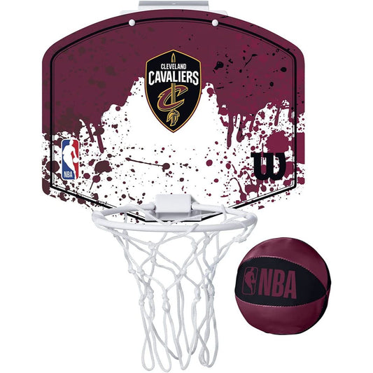 NBA TEAM MINI HOOP W/BALL CLEVELAND CAVALIERS C/P 6
