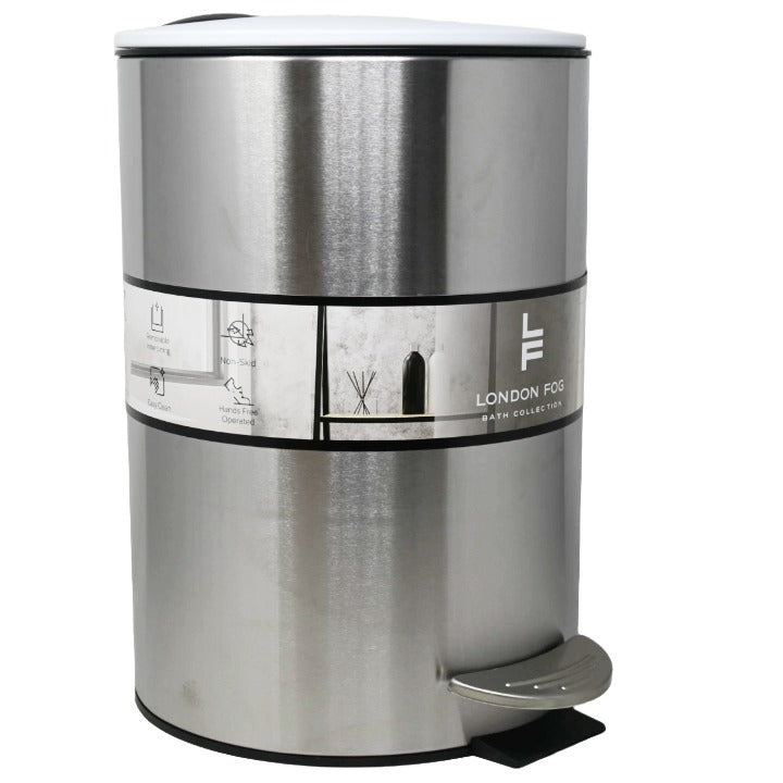 12L Trash Bin SSWh C/P 4