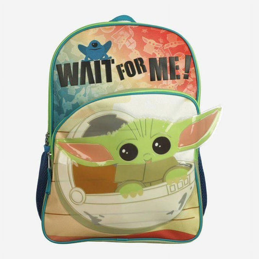 16" THE MANDALORIAN BACKPACK W/3D EARS C/P 12