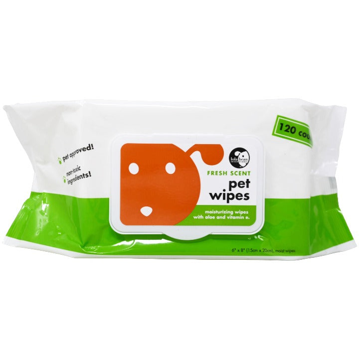 120ct Fresh Pet Wipes C/P 12 Lola Bean International