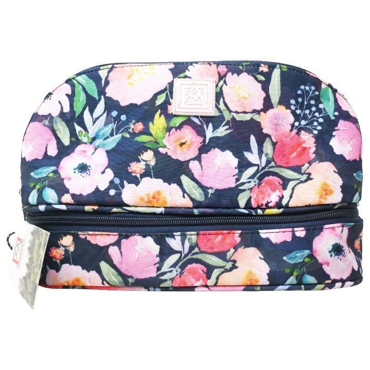 *OUTSIDE OF CA*NVY FLWR COSMETIC BAG C/P 30 AVALANCHE