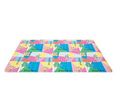 PRINTED PVC FOAM KIDS MAT - 55x90.5x0.31" C/P 2
