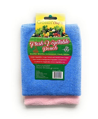 Grossus 2pk Microfibre Vegetable Pouch C/P 48