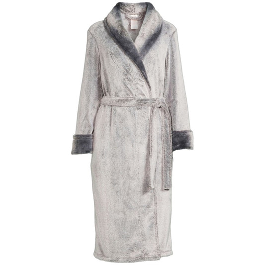 SMALL WOMEN GRAY SLEEP ROBE C/P 12