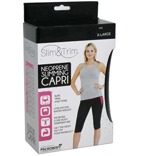 XL BLK/PINK WOMEN NEOPRENE CAPRI (BOXED) C/P 12