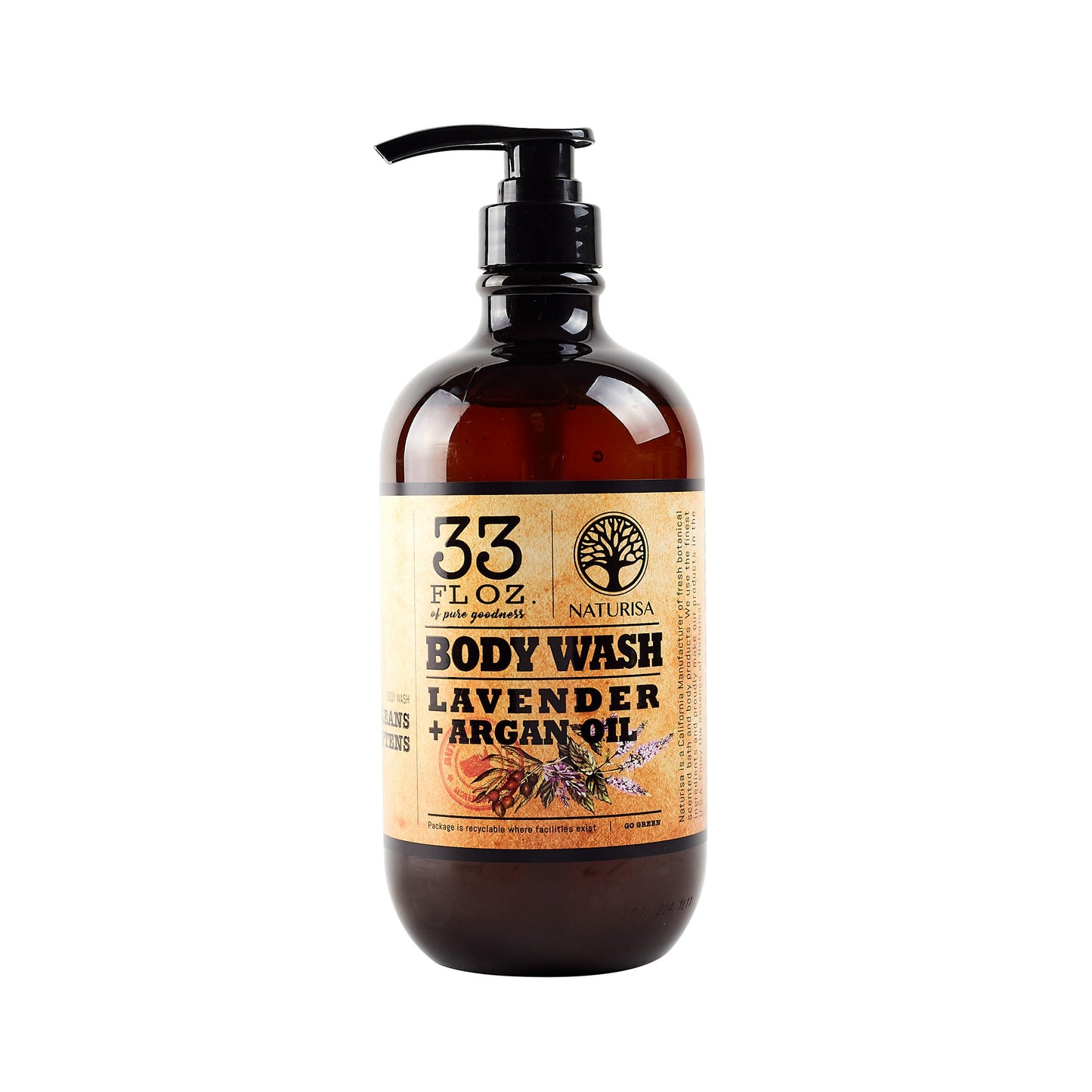33.8oz Argon Oil Body Wash with Lavender C/P 6