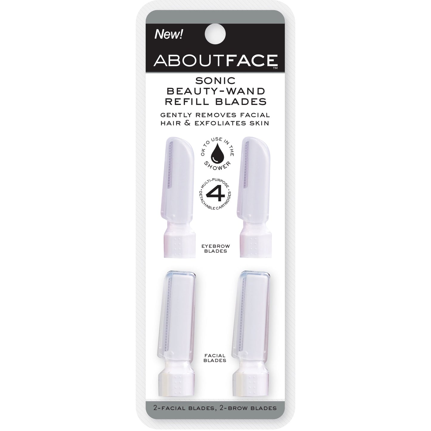 4pc SONIC WAND REFILL BLADES C/P 24