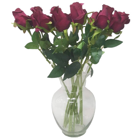 Fuschia Rose Stem 20.5" C/P 288