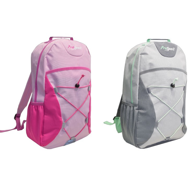 19" BUNGEE BACKPACK 2-ASST COLORS C/P 24