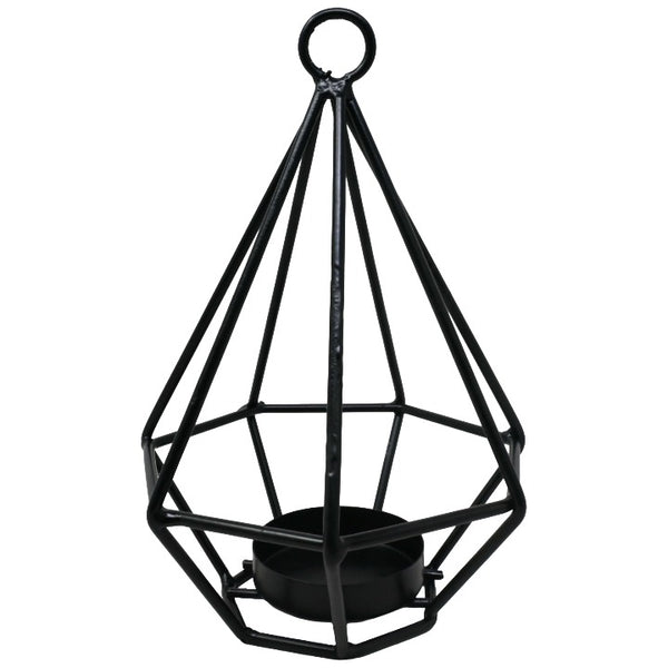 Small Geometric Metal Hanging Tealight Holder C/P 12 Richland