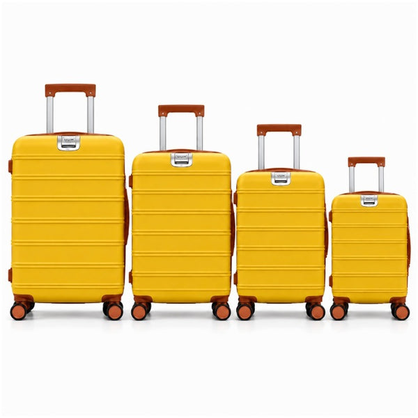 *Outside CA*4pc Ylw Luggage C/P 1
