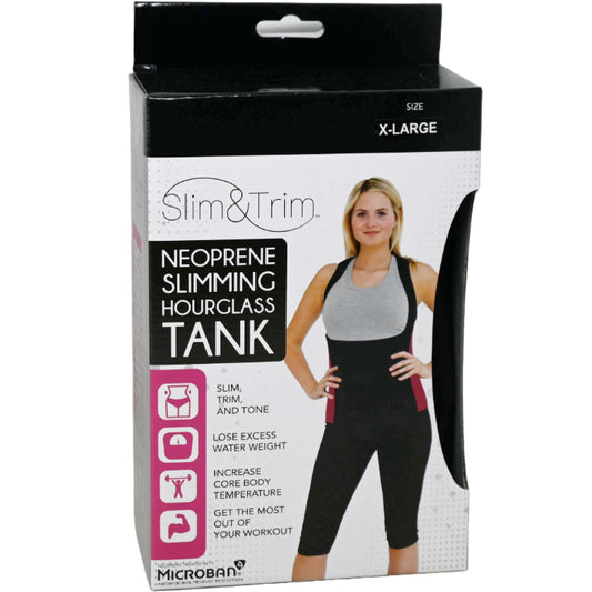 XL BLK/PINK WOMEN HOURGLASS NEOPRENE TANK (BOXED) C/P 12