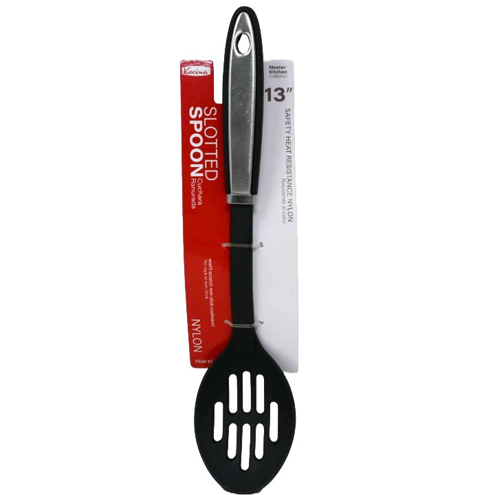 13" Nylon Slotted Spoon Kocina C/P 96