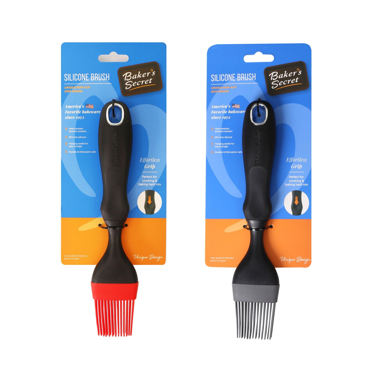 Baker's Secret Cozy Grip Silicone Basting Brush C/P 48
