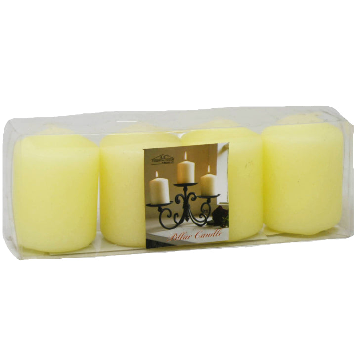 4pc 1.5"x2" WHITE VOTIVE CANDLE C/P 48
