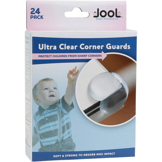24pc JOOL BABY PRODUCTS ULTRA CLEAR CORNER GUARDS C/P 30