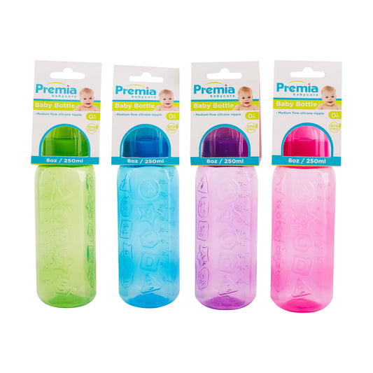 Premia 8oz Baby Bottle C/P 36