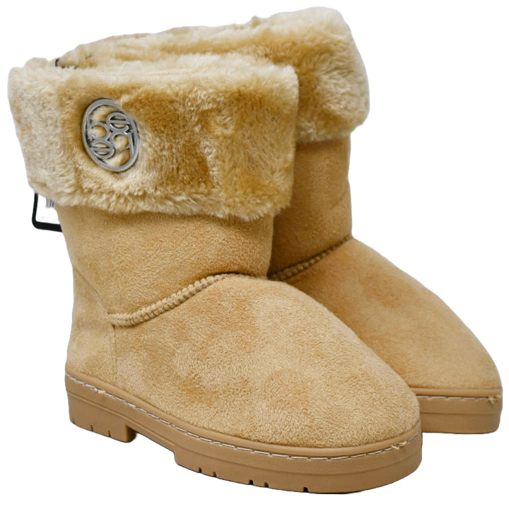 TAN BEBE GIRLS FUR CUFF WINTER BOOTS 7-ASST SIZE 11-4 C/P 12