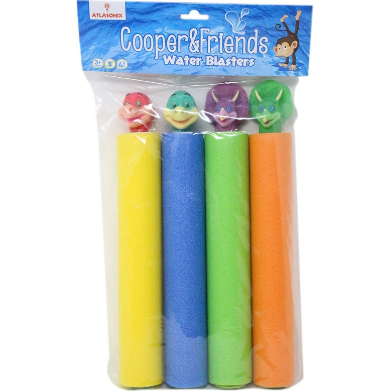 4pk DINO COOPER & FRIENDS WATER BLASTER C/P 18