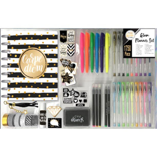 1750pc GLAM STATIONERY PLANNER KIT C/P 6
