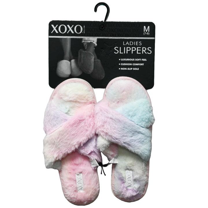 S-L XOXO MULTICOLOR LADIES SLIPPERS C/P 24