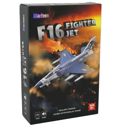 GREY ARMY PLANE - F16 FIGHTER JET C/P 36