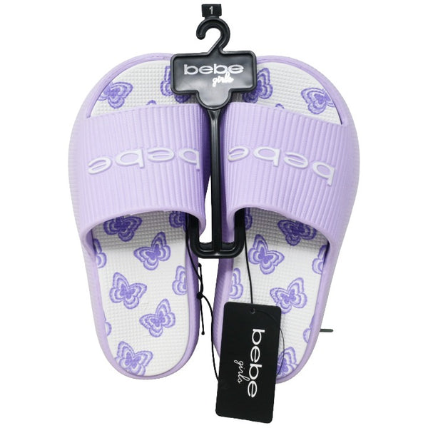 Girls Lilac Eva Platform Slides C/P 16 BEBE