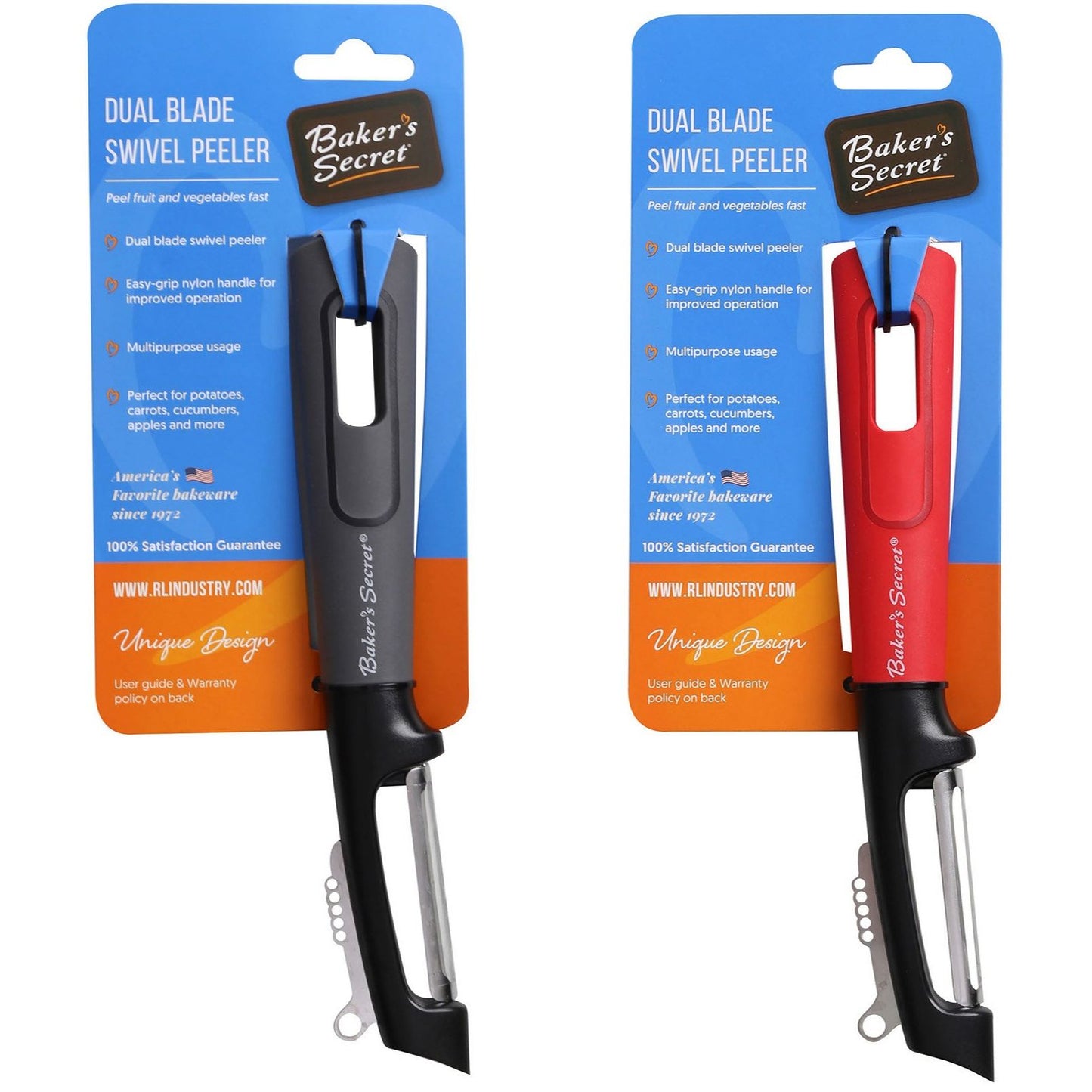 Baker's Secret Stainless Steel Swivel Peeler C/P 36