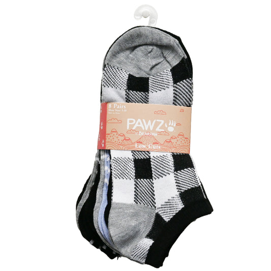8pk LADIES LOW CUT SOCKS 9-11 SIZE C/P 60