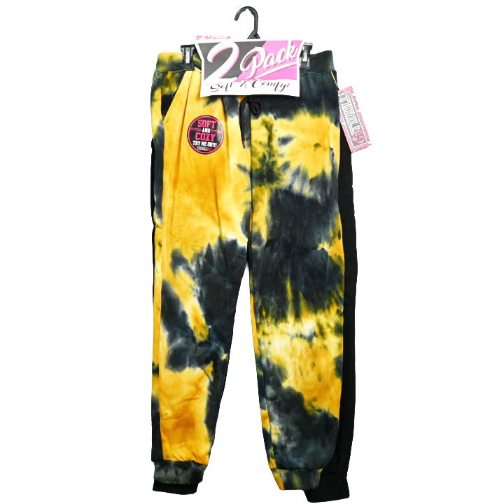 2pk Blk/TD Women's Joggers 1X-3X on Hanger (Prepack 2-2-2) C/P 12