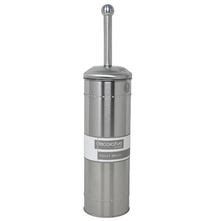 SATIN NICKEL TOILET BRUSH HOLDER C/P 12
