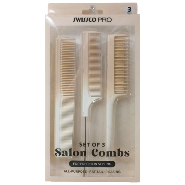 Pnk 3pc Comb Set C/P 72 Swissco