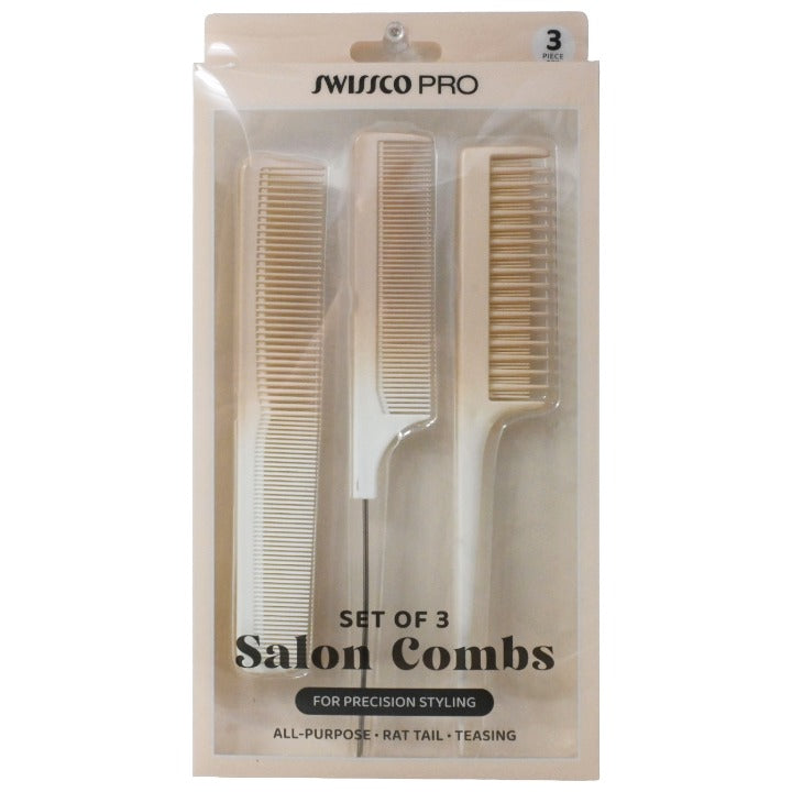 Pnk 3pc Comb Set C/P 72 Swissco