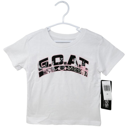 MESSI WHT 10 ARCH GOAT T-SHIRT 3-ASST SIZE 2T,3T,4T C/P 24