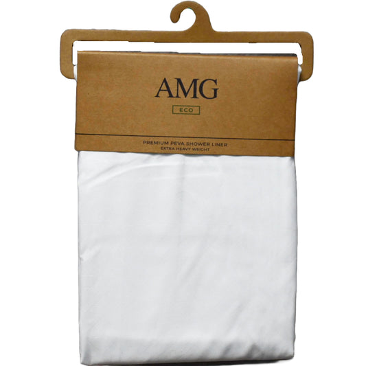 70x72" WHITE SHOWER CURTAIN C/P 36