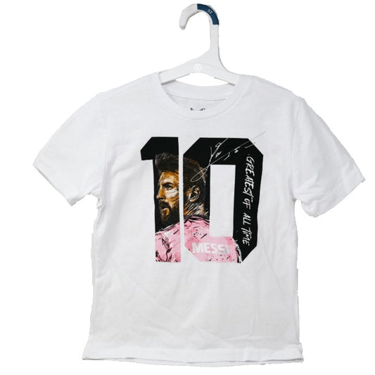 MESSI 5T WHT THE GREATEST T-SHIRT C/P 12