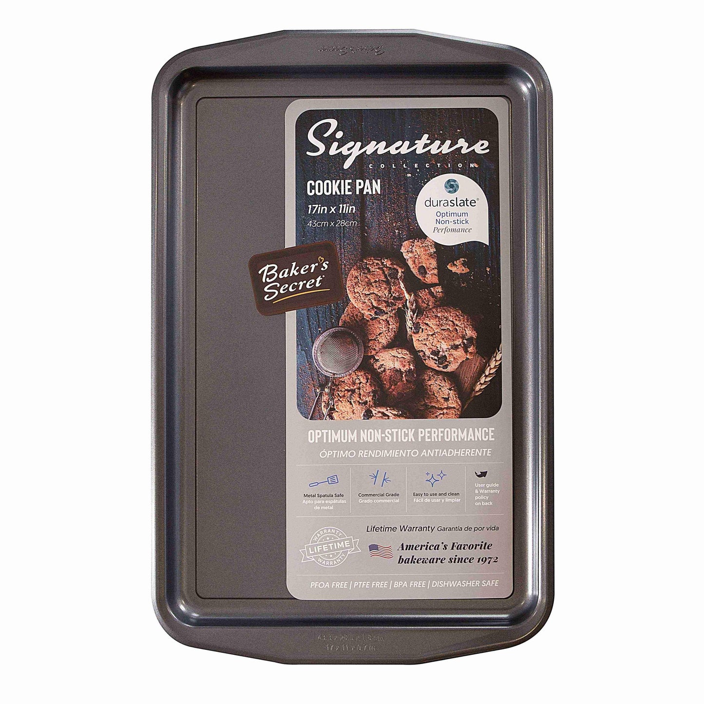 Baker's Secret 17 inch Cookie Pan, Signature Collection C/P 6