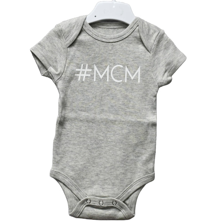 0-3 Month Gray Onesie- MCM C/P 48