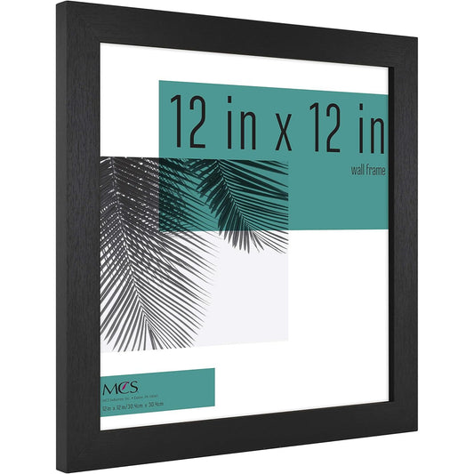 2pk 12"x12" FRAME BLK STUDIO GALLERY WOODGRAIN C/P 1