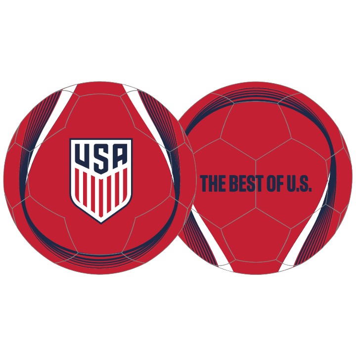 Red US Soccer Soccer Ball C/P 8