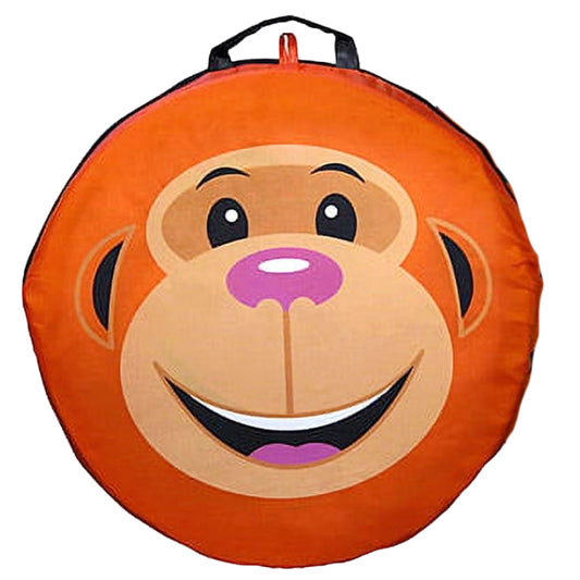 *OUTSIDE OF CA* Pop Up 6 Feet long Orange Monkey Play Tunnel C/P 16