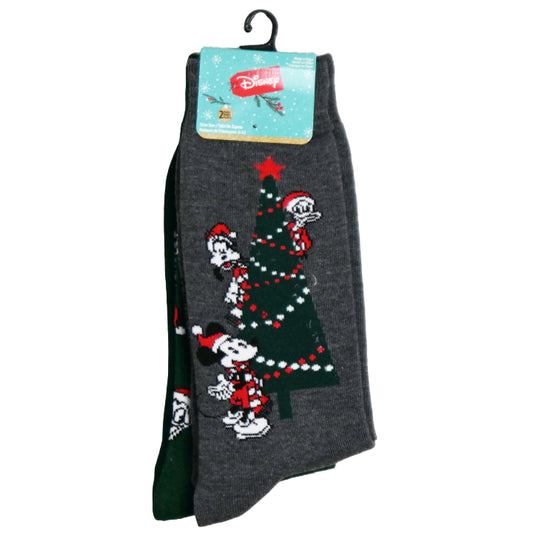 2pk MERRY MICKEY AND FRIENDS SOCKS SIZE 10-13 C/P 60