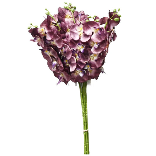 Purp 38" Satin Orchid Spray 8 Flowers C/P 96